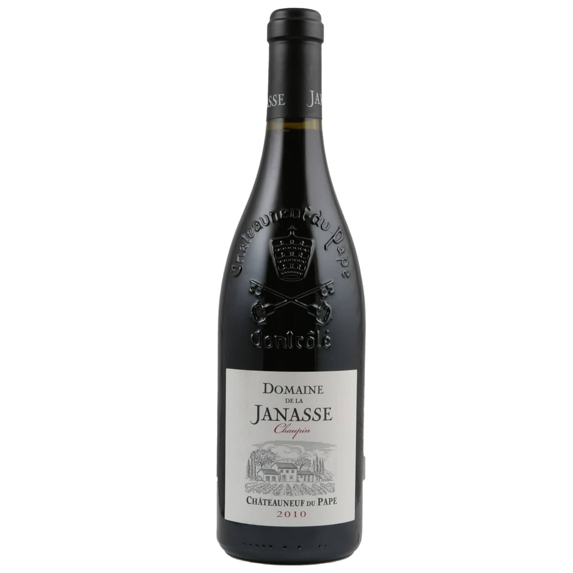 Single bottle of Red wine Domaine de la Janasse, Cuvee Chaupin, Chateauneuf du Pape, 2010 100% Grenache