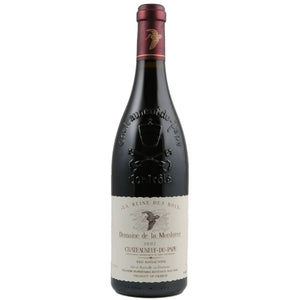 Single bottle of Red wine Domaine de la Mordorée, Cuvee La Reine des Bois, Chateauneuf du Pape, 2007 Syrah, Mourvedre & Grenache
