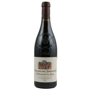 Single bottle of Red wine Domaine des Senechaux, CDP Senechaux, Chateauneuf du Pape, 2010 90% Grenache, 5% Syrah, 3% Mourvedre & 2% other