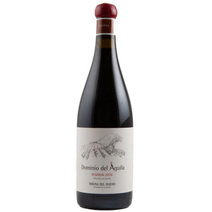 Single bottle of Red wine Dominio del Aguila, Reserva, Ribera del Duero, 2016 Tempranillo, Grenache (Grenache) & Bobal