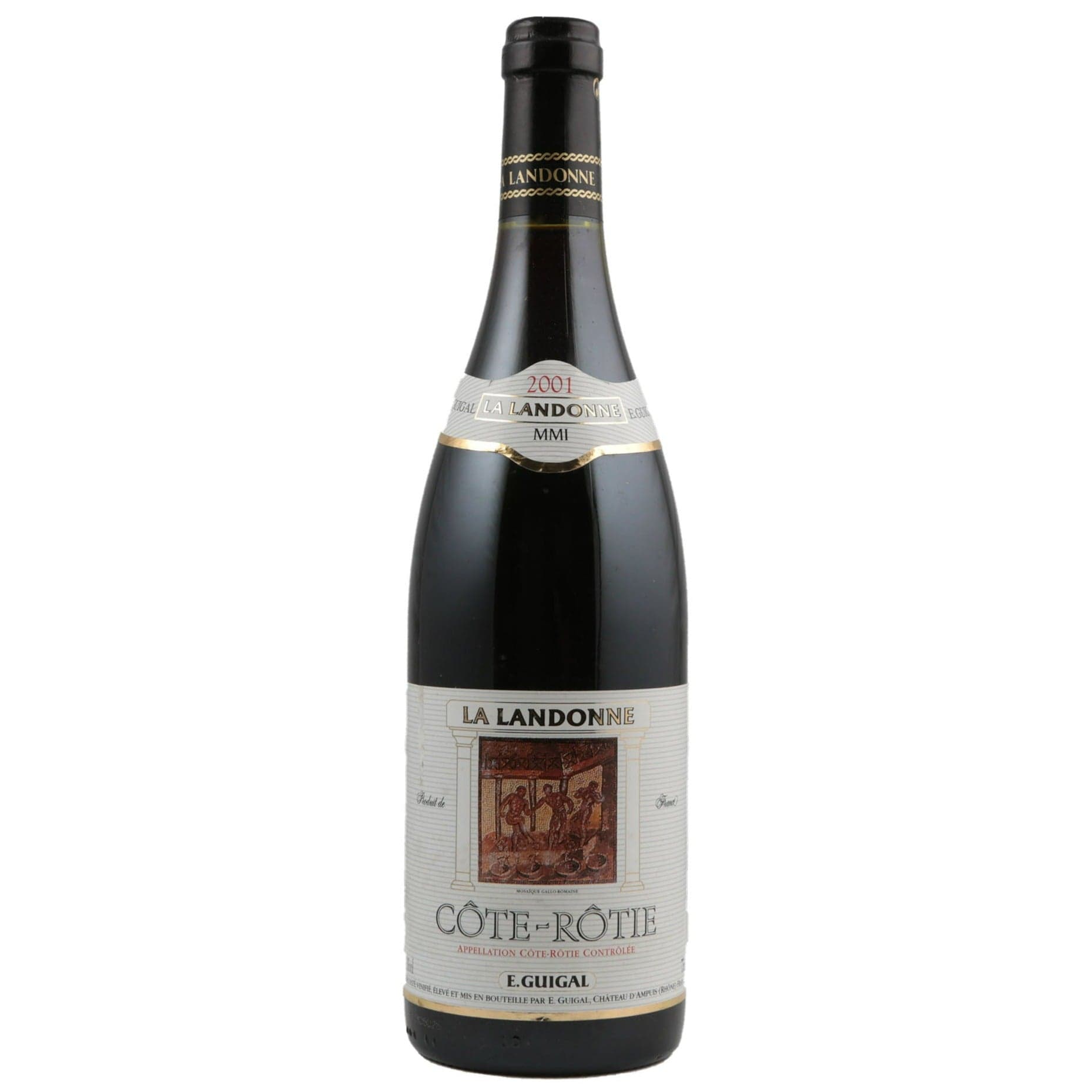 Single bottle of Red wine E. Guigal, La Landonne, Cote Rotie, 2001 89% Syrah & 11% Viognier