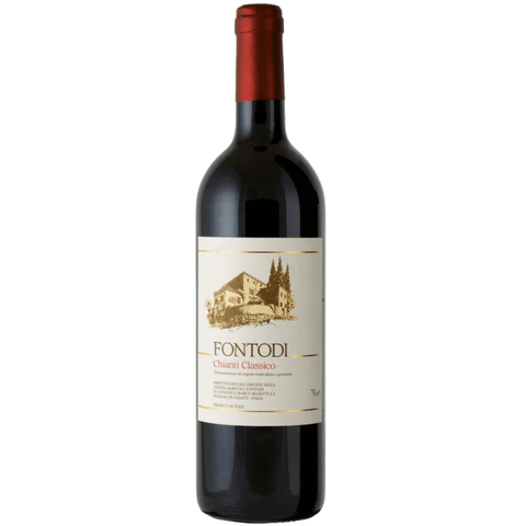 Single bottle of Red wine Fontodi, Chianti Classico DOCG, Chianti Classico, 2019 100% Sangiovese