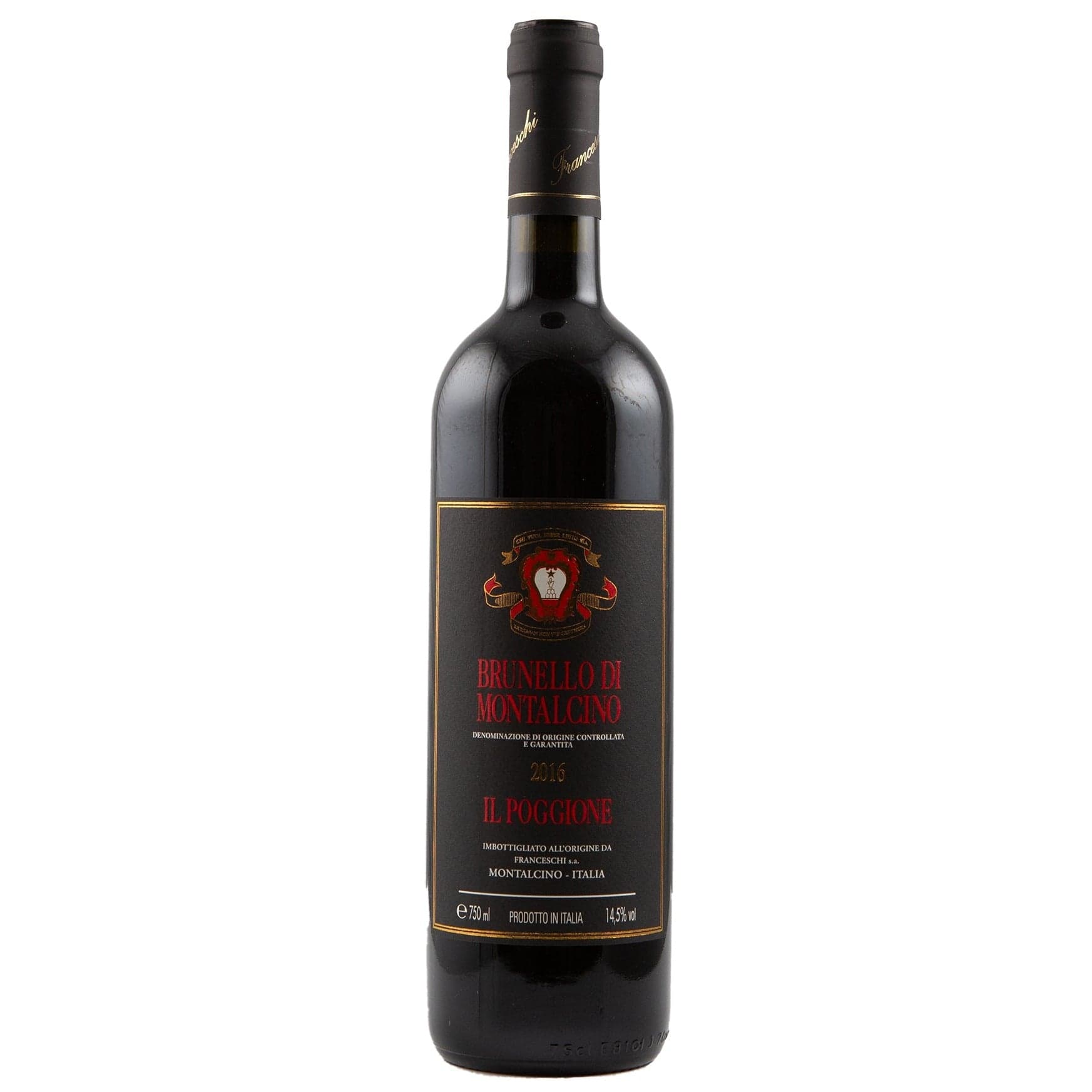 Single bottle of Red wine Il Poggione, DOCG, Brunello di Montalcino, 2016 100% Sangiovese