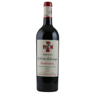 Single bottle of Red wine La Croix Saint-Georges, La Croix Saint-Georges, Pomerol, 2009 95% Merlot & 5% Cabernet Franc