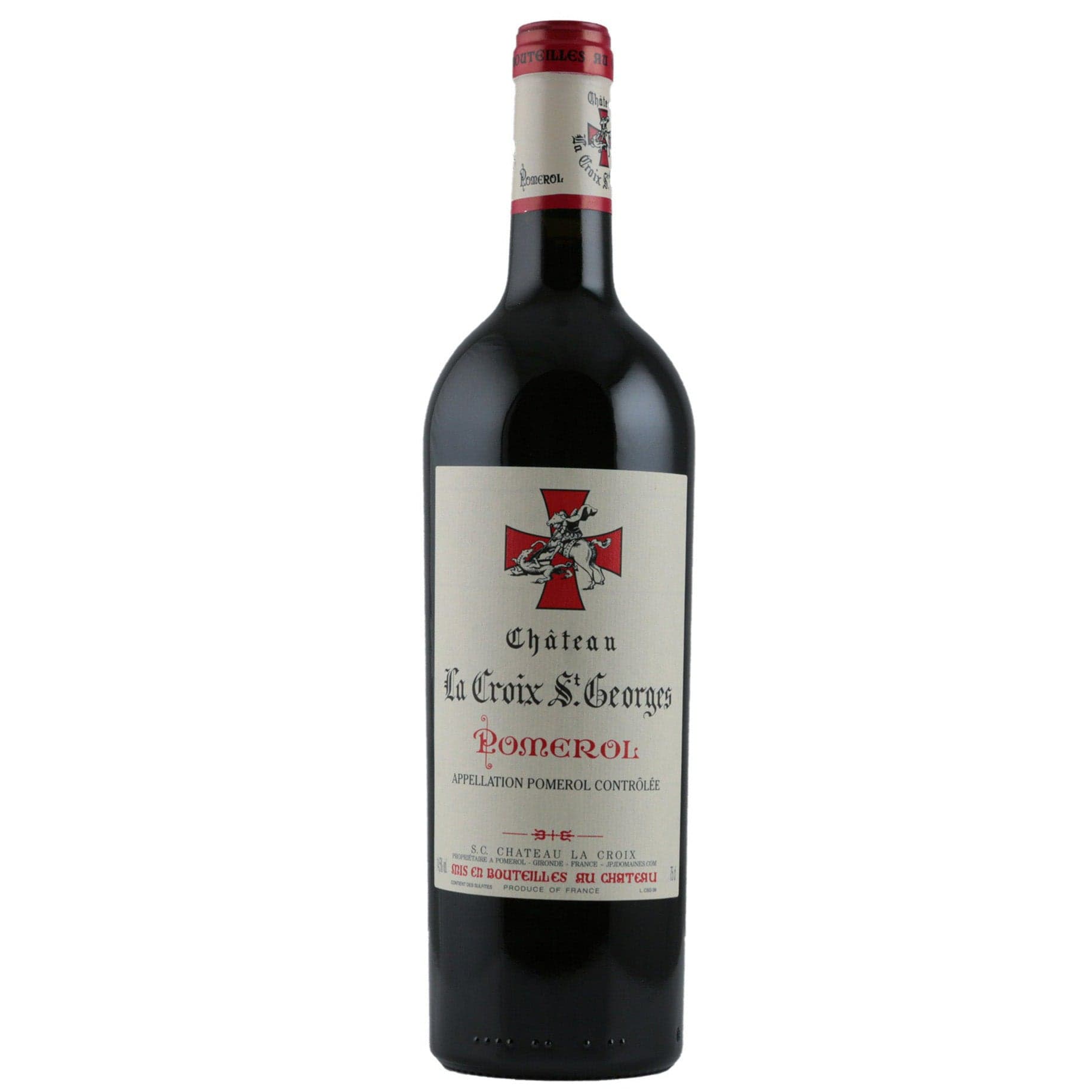 Single bottle of Red wine La Croix Saint-Georges, Pomerol, 2010 La Croix Saint-Georges