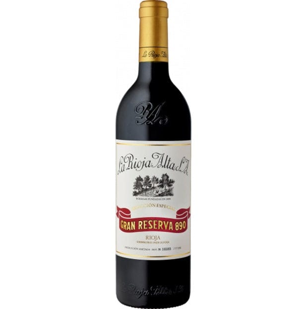 Single bottle of Red wine La Rioja Alta, Gran Reserva 890, Rioja Alta, 2010 95% Tempranillo, 2% Carignan (Carinena) & 3% Other
