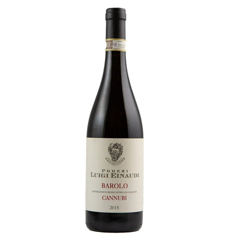Single bottle of Red wine Luigi Einaudi, Nei Cannubi, Barolo, 2015 100% Nebbiolo