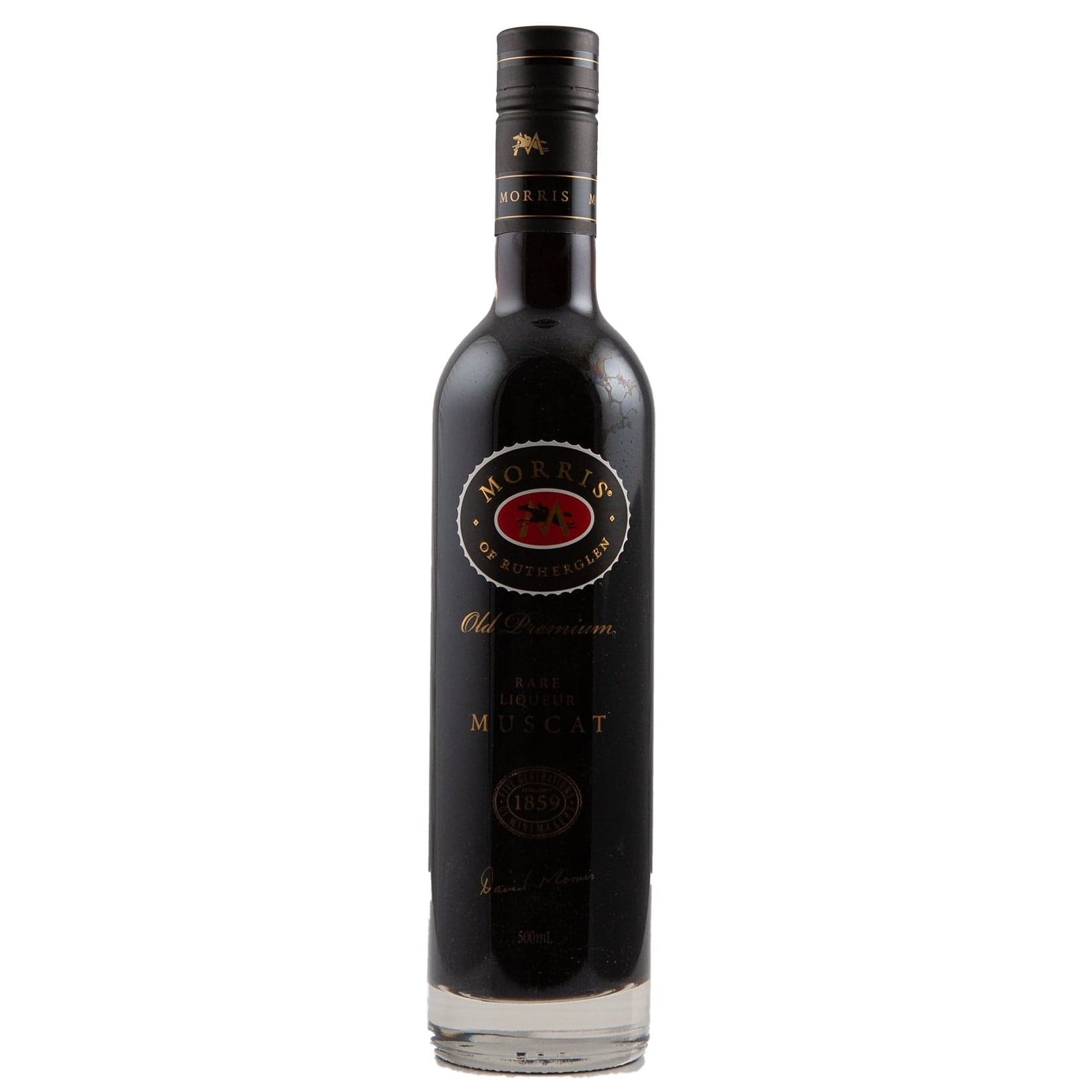 Single bottle of Red wine Morris, Old Premium Rare Liqueur Muscat, Rutherglen, NV 100% Muscat