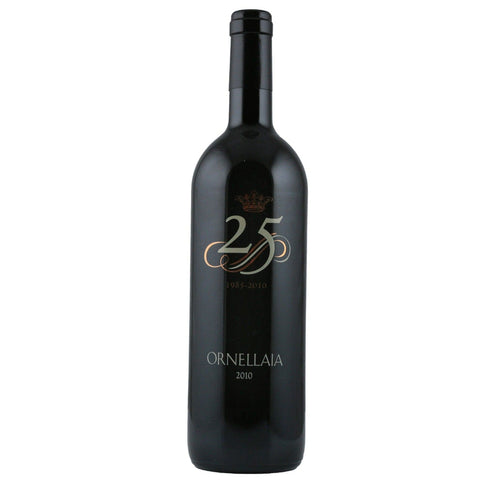 Single bottle of Red wine Ornellaia, Bolgheri Superiore, Bolgheri, 2010 53% Cabernet Sauvignon, 39% Merlot, 4% Cabernet Franc & 4% Petit Verdot