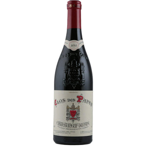 Single bottle of Red wine Paul Avril Clos des Papes, CDP, Chateauneuf du Pape, 2010 65% Grenache, 20% Mourvèdre, 10% Syrah & 5% Vaccarèse