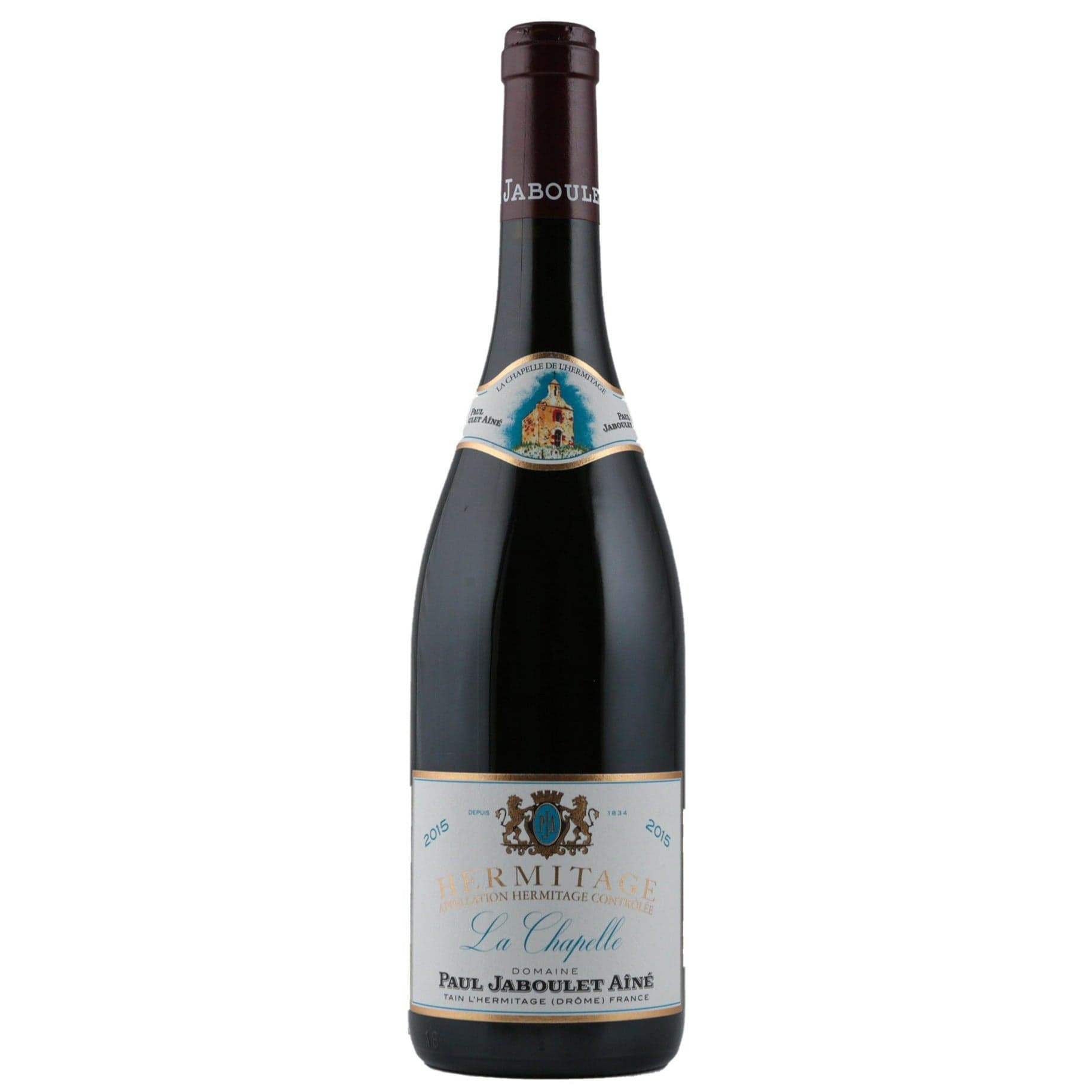 Single bottle of Red wine Paul Jaboulet Aine, La Chapelle, Hermitage, 2015 100% Syrah