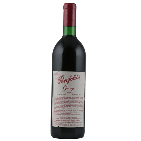 Single bottle of Red wine Penfolds, Grange Bin 95 Shiraz, South Australia, 1989 91% Shiraz & 9% Cabernet Sauvignon