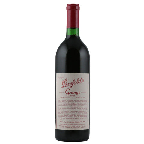 Single bottle of Red wine Penfolds, Grange Bin 95 Shiraz, South Australia, 1990 95% Shiraz & 5% Cabernet Sauvignon