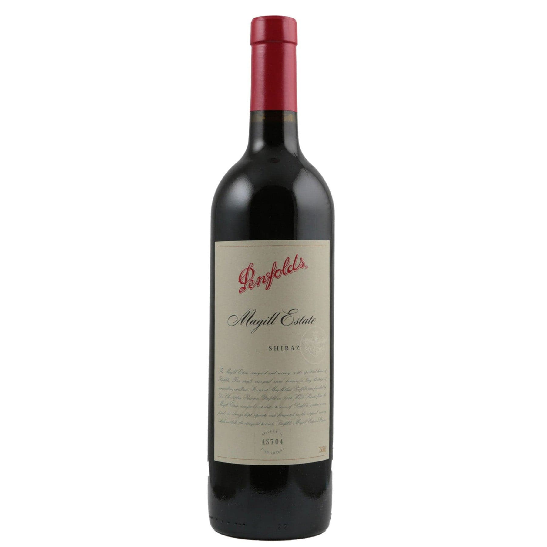 Single bottle of Red wine Penfolds, Magill Estate Shiraz Shiraz, South Australia, 2006 100% Shiraz