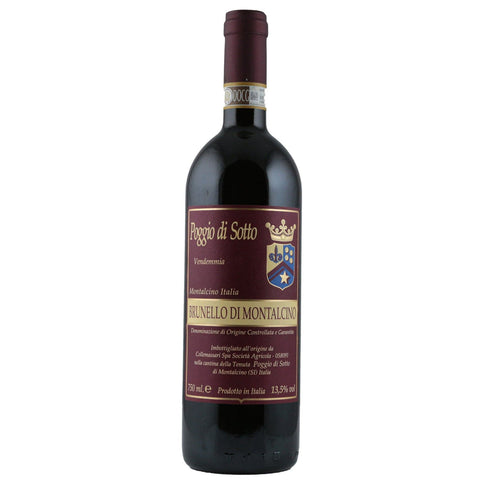 Single bottle of Red wine Poggio di Sotto, Brunello di Montalcino DOCG, Brunello di Montalcino, 2016 100% Sangiovese
