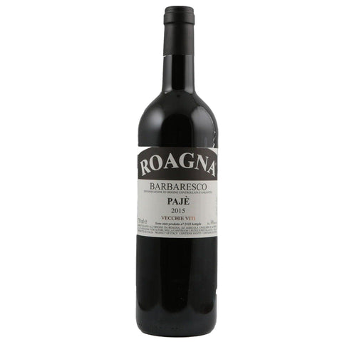 Single bottle of Red wine Roagna, Paje Vecchie Viti, Barbaresco, 2015 100% Nebbiolo