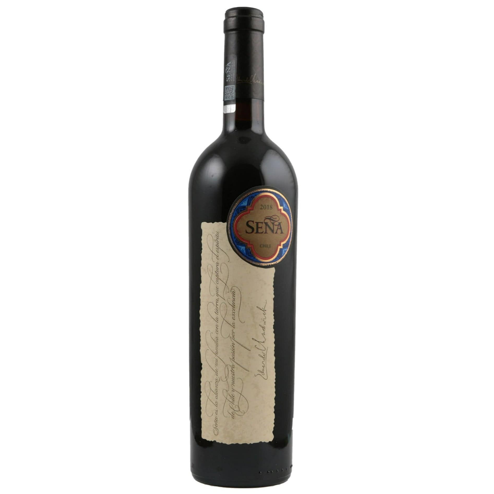 Single bottle of Red wine Seña, Vina Seña, Aconcagua Valley, 2018 55% Cabernet Sauvignon, 18% Malbec, 15% Carmenere, 5% Petit Verdot & 7% Cabernet Franc