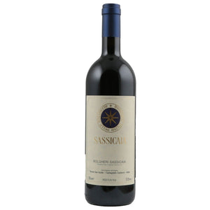 Single bottle of Red wine Tenuta San Guido, Sassicaia, Bolgheri, 2015 85% Cabernet Sauvignon & 15% Cabernet Franc