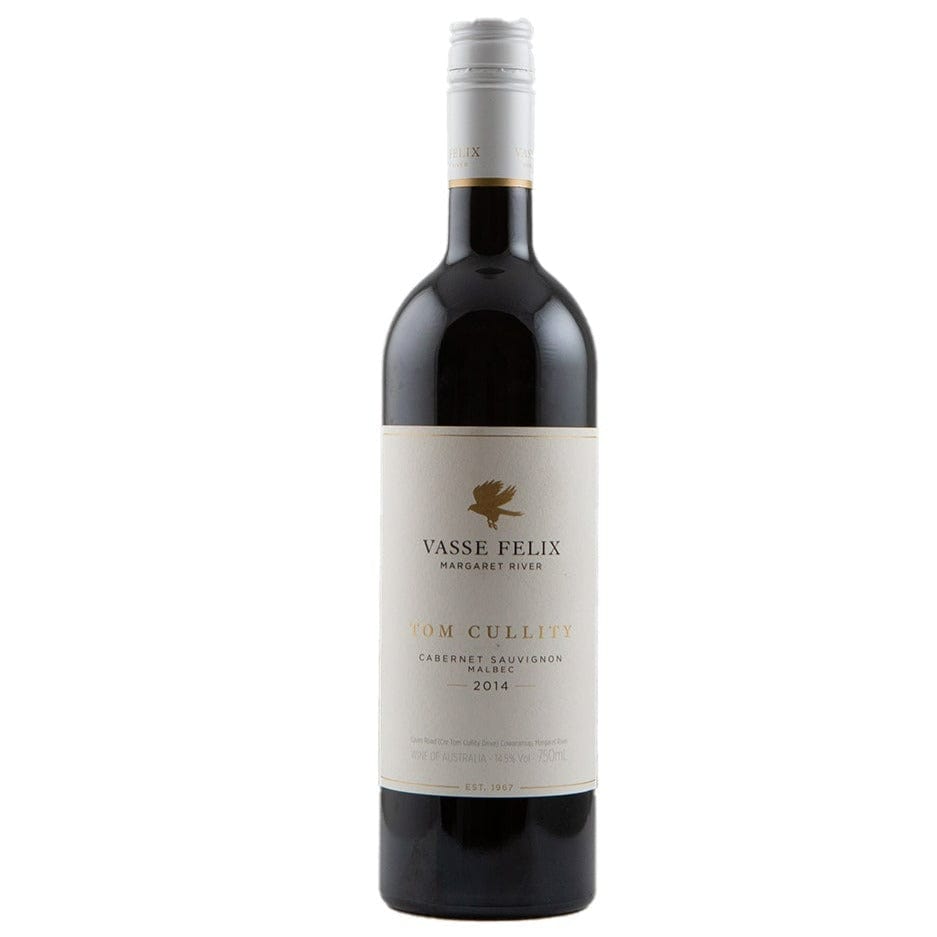 Single bottle of Red wine Vasse Felix, Tom Cullity, Margaret River, 2014 80% Cabernet Sauvignon, 16% Malbec & 4% Petit Verdot