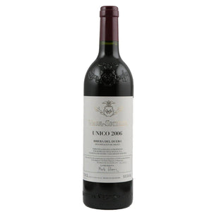 Single bottle of Red wine Vega Sicilia, Unico Gran Reserva, Ribera del Duero, 2006 94% Tempranillo & 6% Cabernet Sauvignon