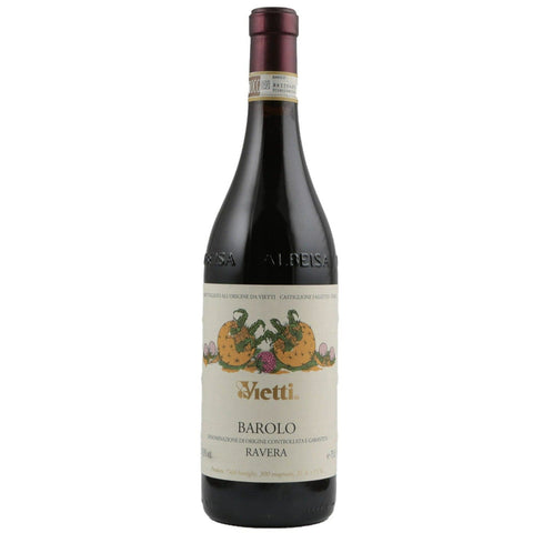 Single bottle of Red wine Vietti, Ravera, Barolo, 2015 100% Nebbiolo