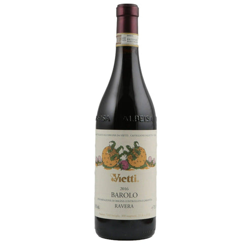 Single bottle of Red wine Vietti, Ravera, Barolo, 2016 100% Nebbiolo