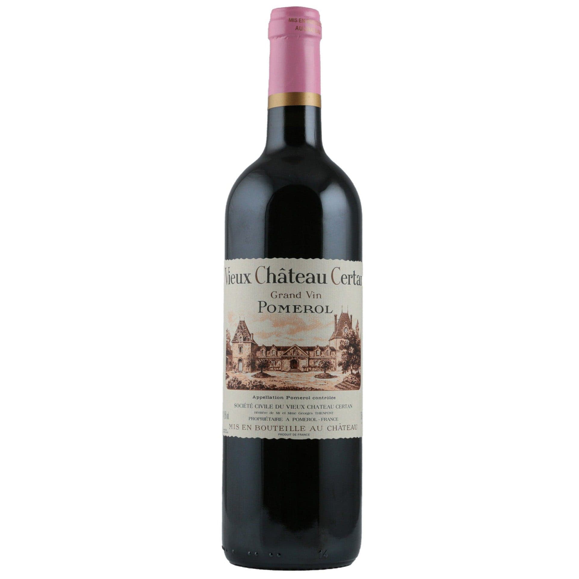 Single bottle of Red wine Vieux Chateau Certan, Vieux Chateau Certan, Pomerol, 1998 85% Merlot,10% Cabernet Sauvignon & 5% Cabernet Franc