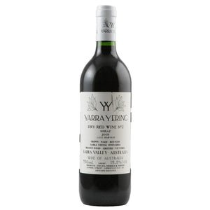Single bottle of Red wine Yarra Yering, Dry Red No. 2, Yarra Valley, 2005 Shiraz, Viognier, Marsanne & Mourvedre