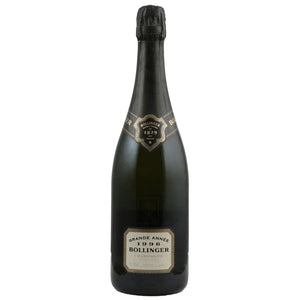 Single bottle of Sparkling wine Bollinger, Grand Annee Brut, Champagne, 1996 Pinot Noir & Chardonnay
