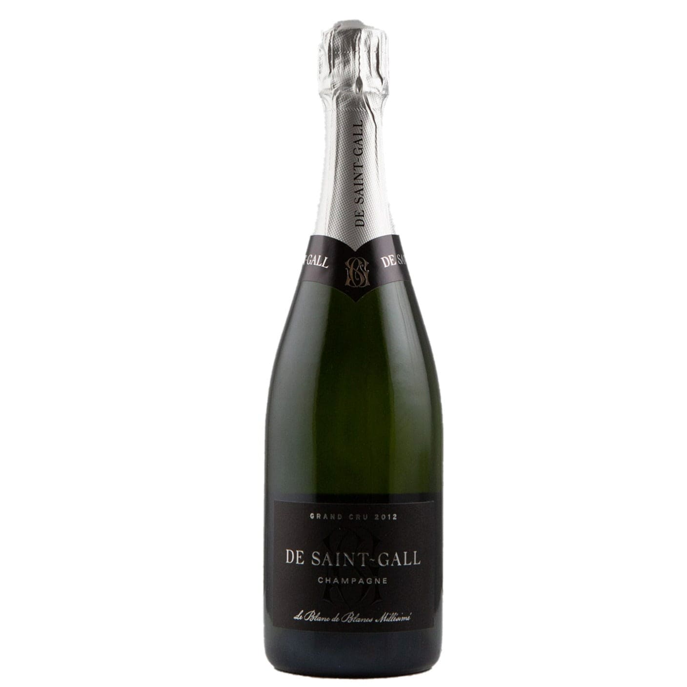 Single bottle of Sparkling wine De Saint Gall, Blanc de Blancs Grand Cru Brut Millesime, Champagne, 2012 100% Chardonnay