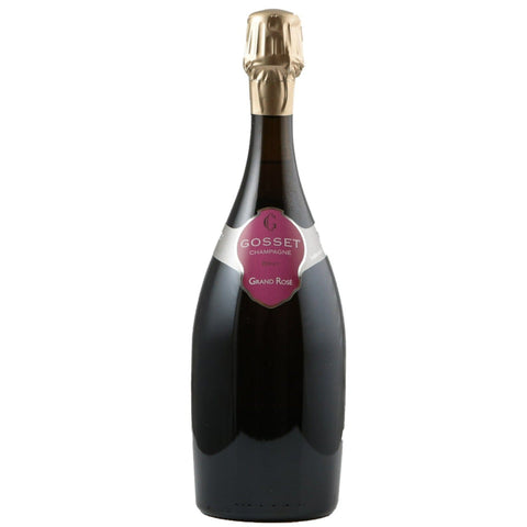 Single bottle of Sparkling wine Gosset, Grand Rose Brut, Champagne, NV 50% Chardonnay & 50% Pinot Noir