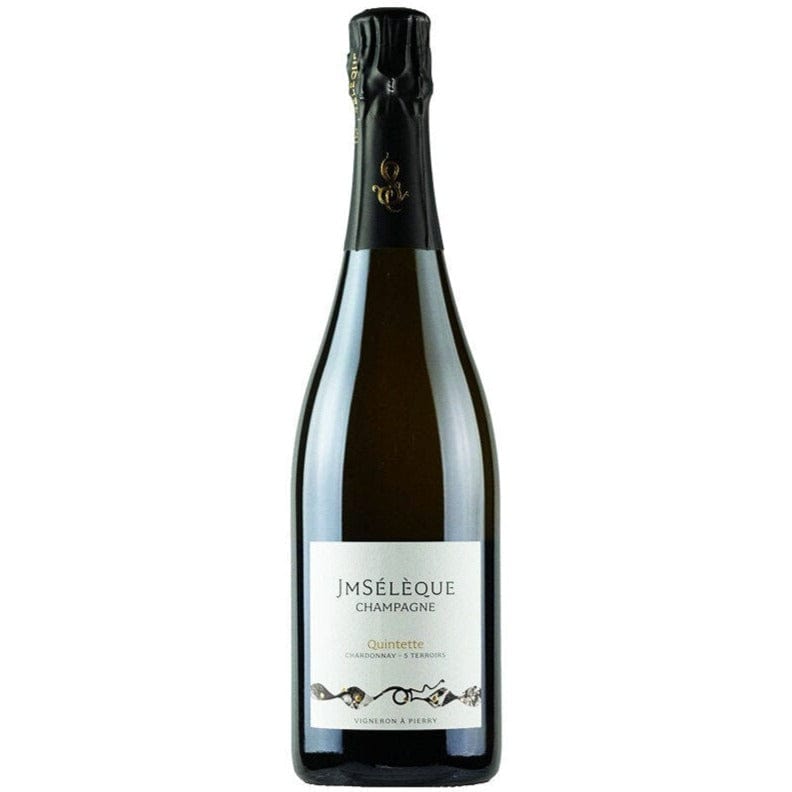 Single bottle of Sparkling wine Jean Marc Seleque, 'Quintette' Chardonnay 5 Terroirs Extra Brut, Champagne, NV 50% Chardonnay, 40% Pinot Meunier & 10% Pinot Noir