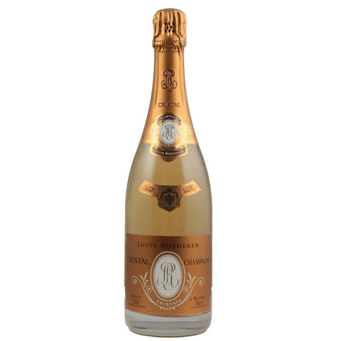 Single bottle of Sparkling wine Louis Roederer, Cristal, Champagne, 1996 60% Pinot Noir & 40% Chardonnay