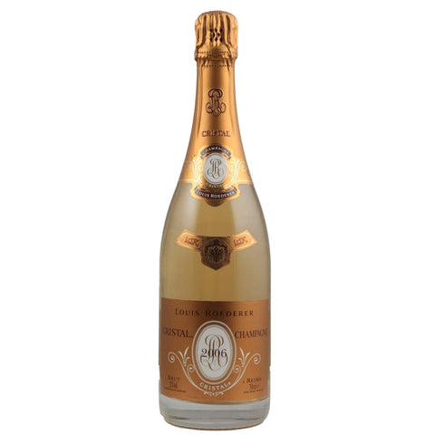 Single bottle of Sparkling wine Louis Roederer, Cristal, Champagne, 2006 60% Pinot Noir & 40% Chardonnay