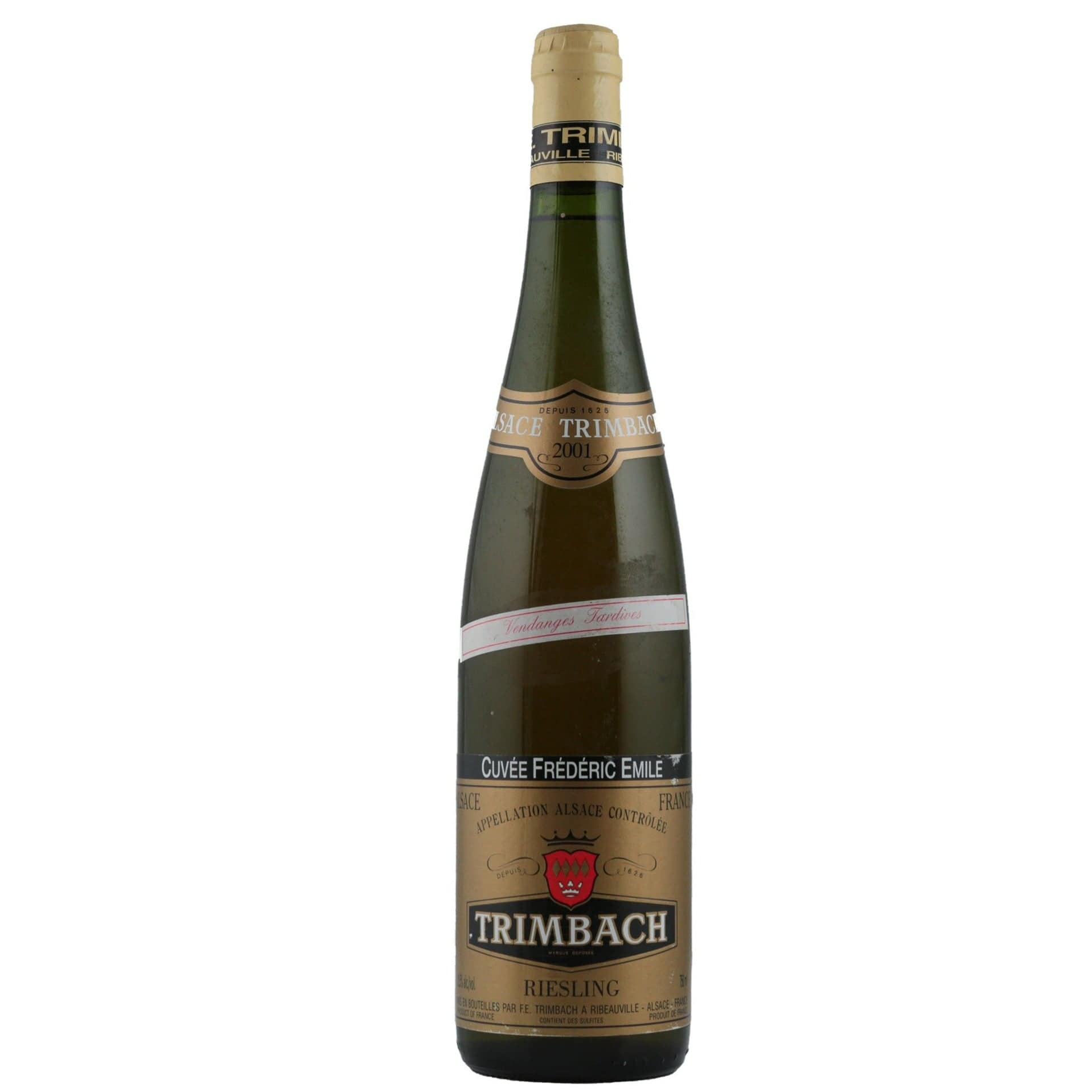 Single bottle of Sparkling wine Maison Trimbach, Frederic Emile (Vendages Tardives), Alsace, 2001 100% Riesling