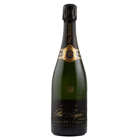 Single bottle of Sparkling wine Pol Roger, Vintage Brut, Champagne, 2015 60% Pinot Noir & 40% Chardonnay