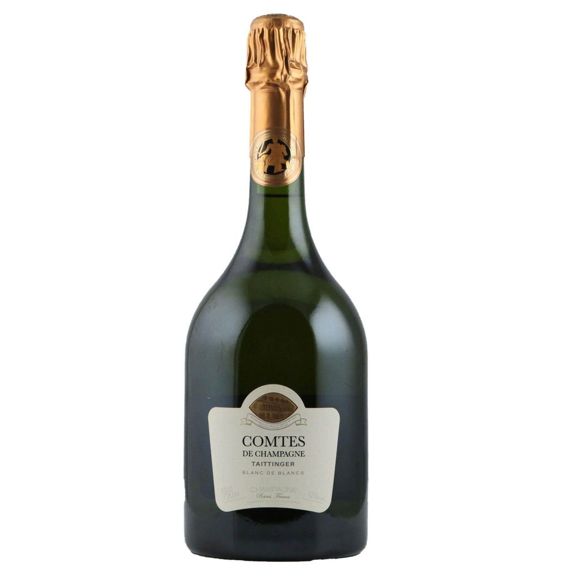 Single bottle of Sparkling wine Taittinger, Comte de Champagne Blanc de Blancs, Champagne, 1989 100% Chardonnay