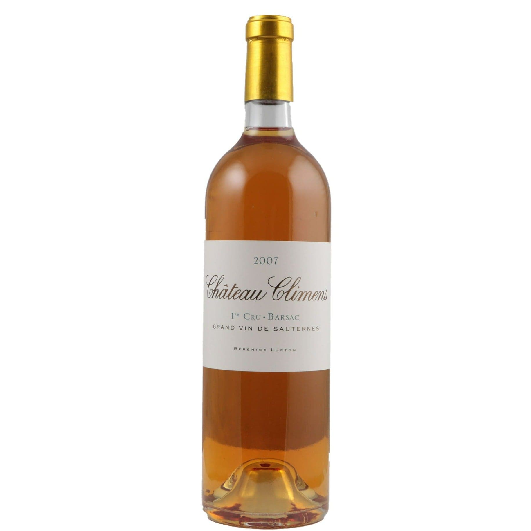 Single bottle of Sweet white wine Ch. Climens, 1st Growth Premier Cru Classe, Barsac, 2007 100% Semillon