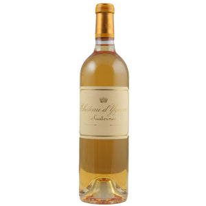 Single bottle of Sweet White wine Ch. D'Yquem, 1st Growth Premier Cru Superieur Classe, Sauternes, 2015 Semillon & Sauvignon Blanc