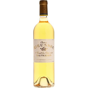 Single bottle of Sweet white wine Ch. Rieussec, 1st Growth Premier Cru Classe, Sauternes, Half bottle, 2017 Semillon & Sauvignon Blanc