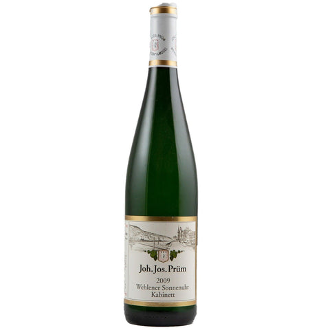 Single bottle of Sweet white wine J.J. Prum, Wehlener Sonnenuhr Riesling Kabinett, Wehlen, 2009 100% Riesling