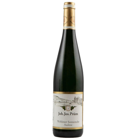 Single bottle of Sweet White wine JJ Prum, Wehlener Sonnenuhr Riesling Auslese Goldkapsel, Wehlen, 2019 100% Riesling