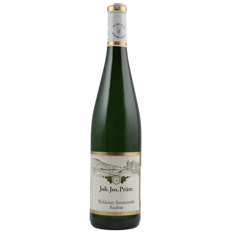 Single bottle of Sweet White wine JJ Prum, Wehlener Sonnenuhr Riesling Auslese, Wehlen, 2005 100% Riesling