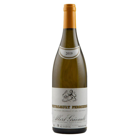 Single bottle of White wine Albert Grivault, Meursault Perrieres 1er Cru, Meursault, 2019 100% Chardonnay