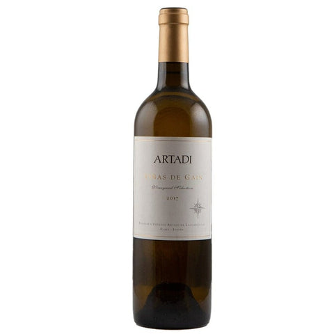 Single bottle of White wine Artadi, Vinas des Gains Blanco, Rioja Alavesa, 2017 100% Macabeo (Viura)