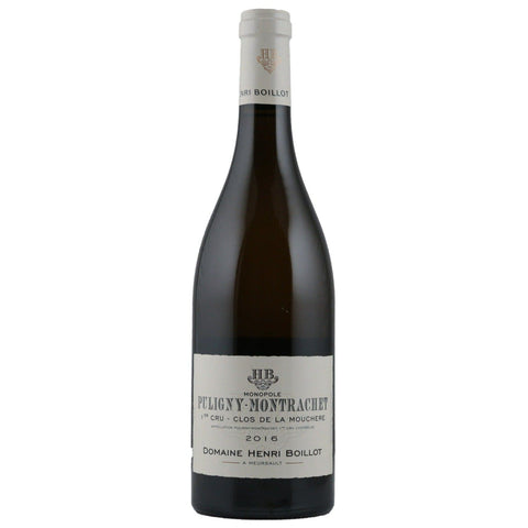 Single bottle of White wine Dom Henri Boillot, Clos de la Mouchere Monopole Premier Cru, Puligny-Montrachet, 2016 100% Chardonnay