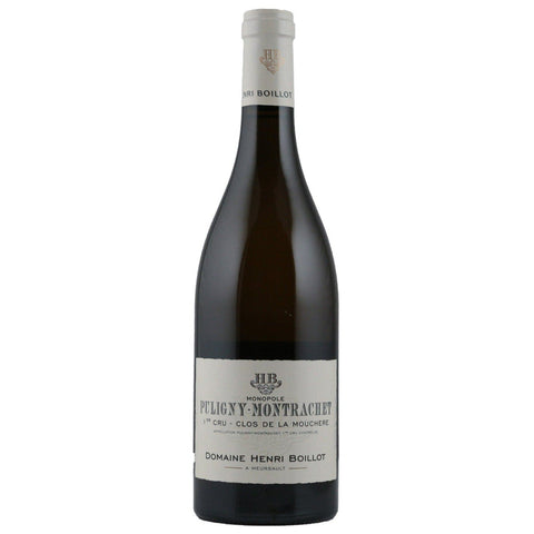 Single bottle of White wine Dom Henri Boillot, Clos de la Mouchere Monopole Premier Cru, Puligny-Montrachet, 2017 100% Chardonnay