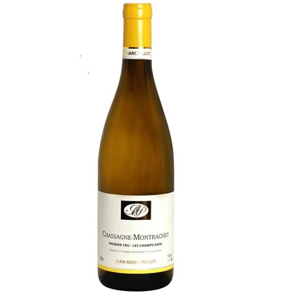 Single bottle of White wine Dom. Jean-Marc Pillot, Les Champs Gains 1er Cru, Chassagne Montrachet, 2020 100% Chardonnay