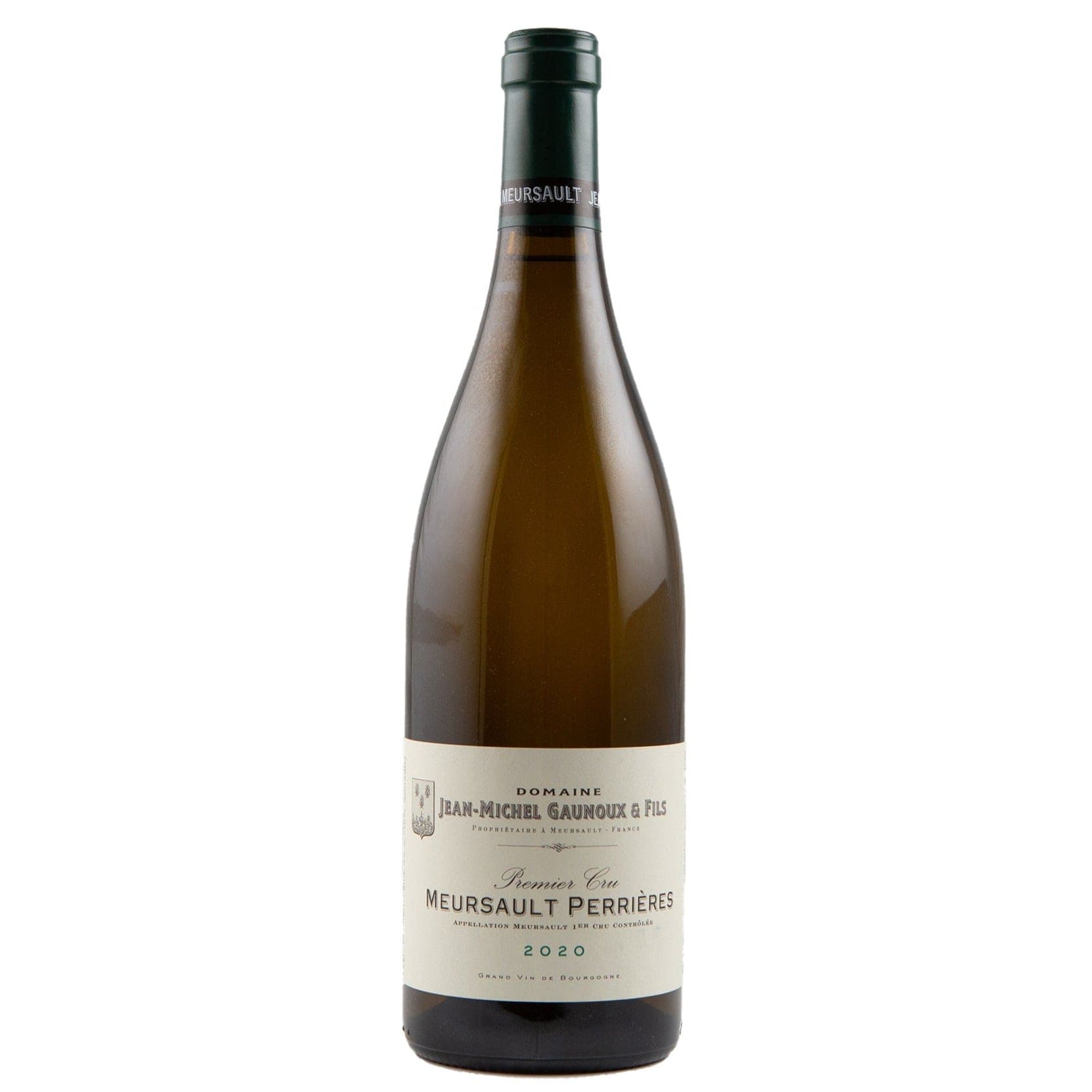 Single bottle of White wine Dom. Jean-Michel Gaunoux & Fils, Perrieres 1er Cru, Meursault, 2020 100% Chardonnay