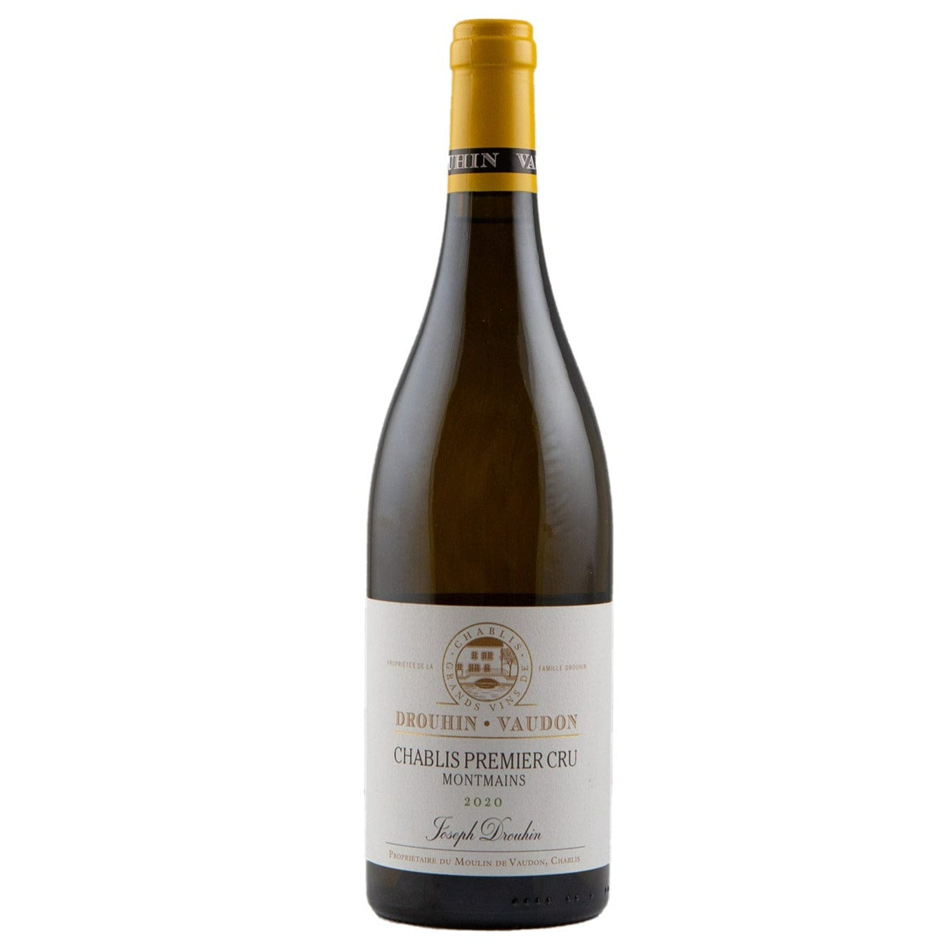 Single bottle of White wine Drouhin-Vaudon, Montmains Premier Cru, Chablis, 2020 100% Chardonnay